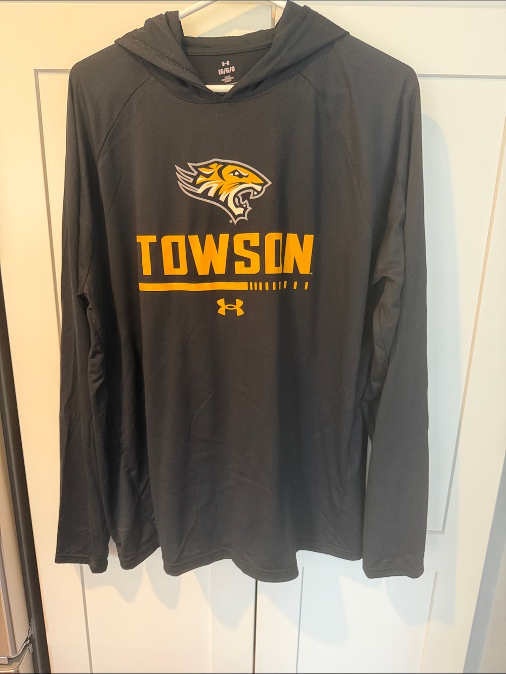 Under Armour Black Towson Hooded Performance Long Sleeve
